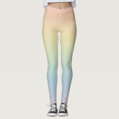 Pastel Rainbow  Leggings (Voorkant)