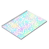 Pastel Rainbow Leopard Pattern Notitieboek (Linkerzijde)