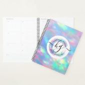 Pastel Rainbow Logo persoonlijke benoeming Planner (Display)