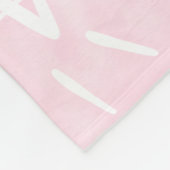 Pastel Rainbow Love Fleece Deken (Hoek)