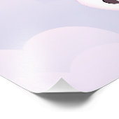 Pastel Rainbow Magical Unicorn Welcome Sign Foto Afdruk (Hoek)