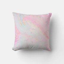 PASTEL RAINBOW MARBLE INSPIRED CUSHION