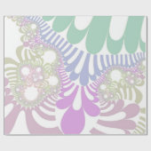Pastel Rainbow Mod Cadeaupapier (Vlak)