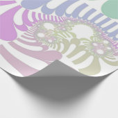 Pastel Rainbow Mod Cadeaupapier (Hoek)