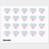 Pastel Rainbow Mod Hart Sticker (Vel)