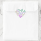 Pastel Rainbow Mod Hart Sticker (Tas)