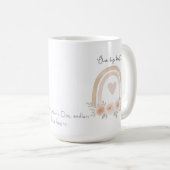 Pastel Rainbow Mok met Schattigee gepersonaliseerd (Voorkant rechts)