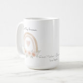 Pastel Rainbow Mok met Schattigee gepersonaliseerd (Voorkant links)