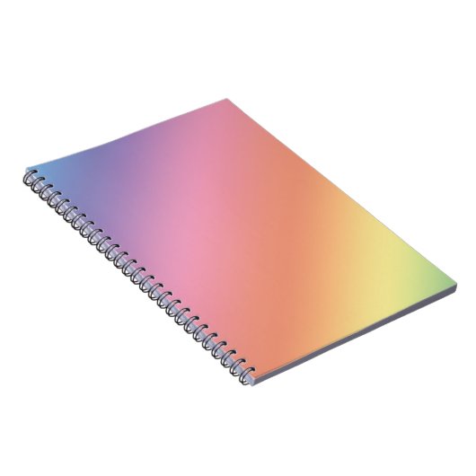 Pastel Rainbow Notebook Notitieboek (Rechterzijde)