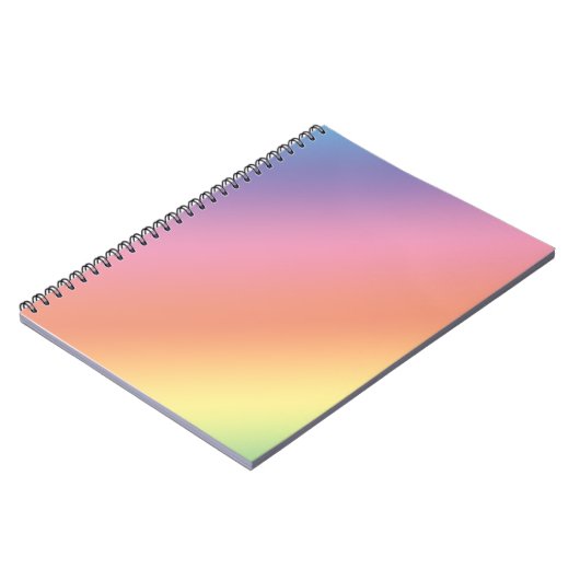 Pastel Rainbow Notebook Notitieboek (Linkerzijde)