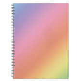 Pastel Rainbow Notebook Notitieboek (Voorkant)