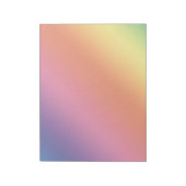 Pastel Rainbow Notepad Notitieblok (Linkerzijde)