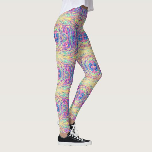 Pastel Rainbow Oil Slick Leggings Van Life (Rechts)