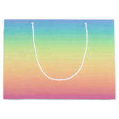 Pastel Rainbow Ombre, aangepast Groot Cadeauzakje (Voorkant)
