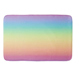 Pastel Rainbow Ombre Badmat