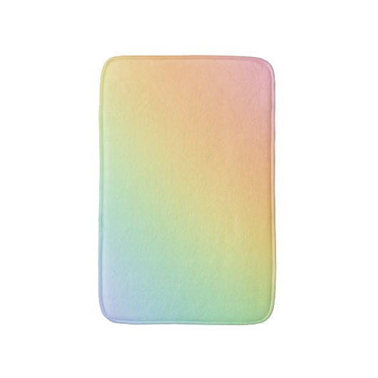 Pastel Rainbow Ombre Gradient Blur Abstract Design Badmat (Voorkant Verticaal)
