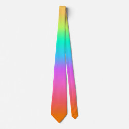 Pastel Rainbow Ombre Gradient Pride Stropdas