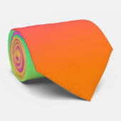 Pastel Rainbow Ombre Gradient Pride Stropdas (Opgerold)