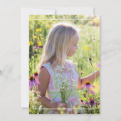 Pastel Rainbow Ombre Gradution Party Foto Invita Kaart (Achterkant)