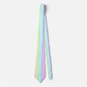 Pastel Rainbow Ombre Hearts Patroon Stropdas (Voorkant)