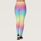 Pastel Rainbow Ombre Leggings (Achterkant)