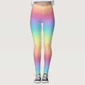 Pastel Rainbow Ombre Leggings (Voorkant)