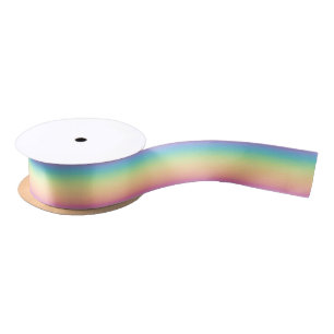 Pastel Rainbow Ombre Satijnen Lint