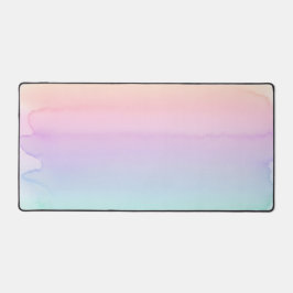 Pastel Rainbow Ombre Watercolor Aesthetic Bureaumat