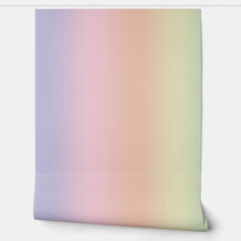 Pastel Rainbow-patroon Behang