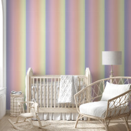 Pastel Rainbow-patroon Behang