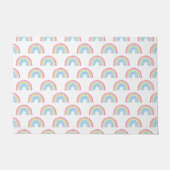 Pastel Rainbow-patroon Deurmat (Voorkant)