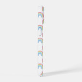 Pastel Rainbow-patroon iPhone 15 Case (Rechterkant)