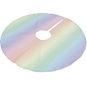 Pastel Rainbow-patroon Kerstboom Rok (Gekanteld)