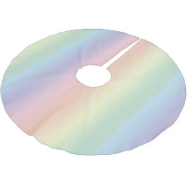 Pastel Rainbow-patroon Kerstboom Rok