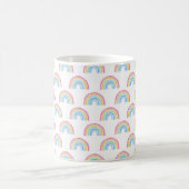 Pastel Rainbow-patroon Koffiemok (Center)