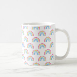 Pastel Rainbow-patroon Koffiemok