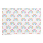 Pastel Rainbow-patroon Kussensloop (Voorkant-Rechts)