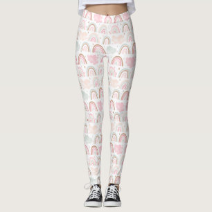 Pastel Rainbow-patroon Leggings