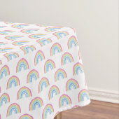 Pastel Rainbow-patroon Tafelkleed (Voorbeeld)