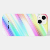 Pastel Rainbow-penseelstreken - Aangepast Case-Mate iPhone Case (Achterkant (horizontaal))