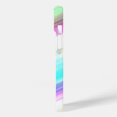 Pastel Rainbow-penseelstreken - Aangepast Case-Mate iPhone Case (Achterkant / Links)
