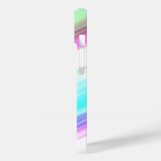 Pastel Rainbow-penseelstreken - Aangepast Case-Mate iPhone Case (Achterkant / Links)