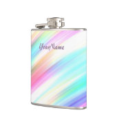 Pastel Rainbow-penseelstreken - Aangepast Heupfles (Links)