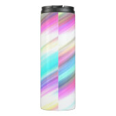 Pastel Rainbow-penseelstreken - Aangepast Thermosbeker (Achterkant)