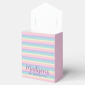 Pastel Rainbow Pink Mini Favor Box Bedankdoosjes (Geopend)