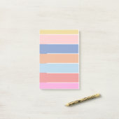 Pastel Rainbow Post het notities blanco boekje Post-it® Notes (Op bureau)