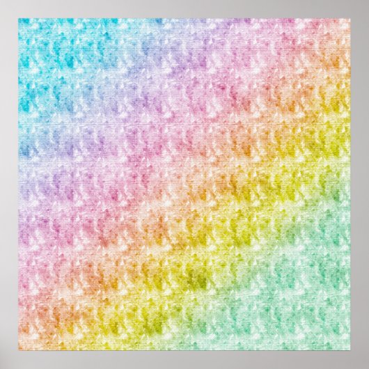 Pastel Rainbow Poster (Voorkant)
