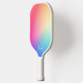 Pastel Rainbow Prism, gepersonaliseerd Pickleball Paddle (Links)