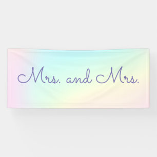 Pastel Rainbow Prismatic Lesbian Wedding Spandoek