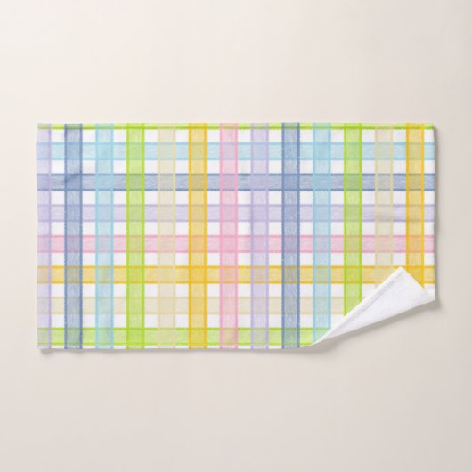 Pastel Rainbow Pset Bad Handdoek (Handdoek)